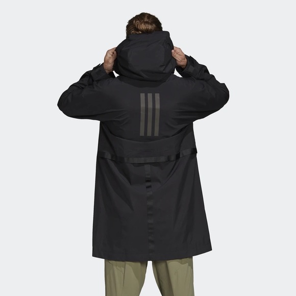 adidas Men's Lifestyle Traveer RAIN.RDY Parka FI0632 - Picture 3 of 6